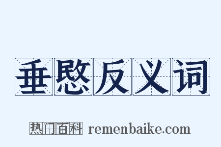 垂愍反义词是什么意思的图片